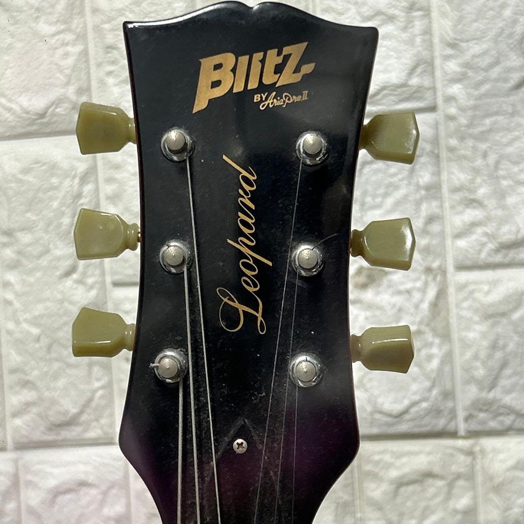 Blitz by aria proII Leopard レスポール　エレキギター