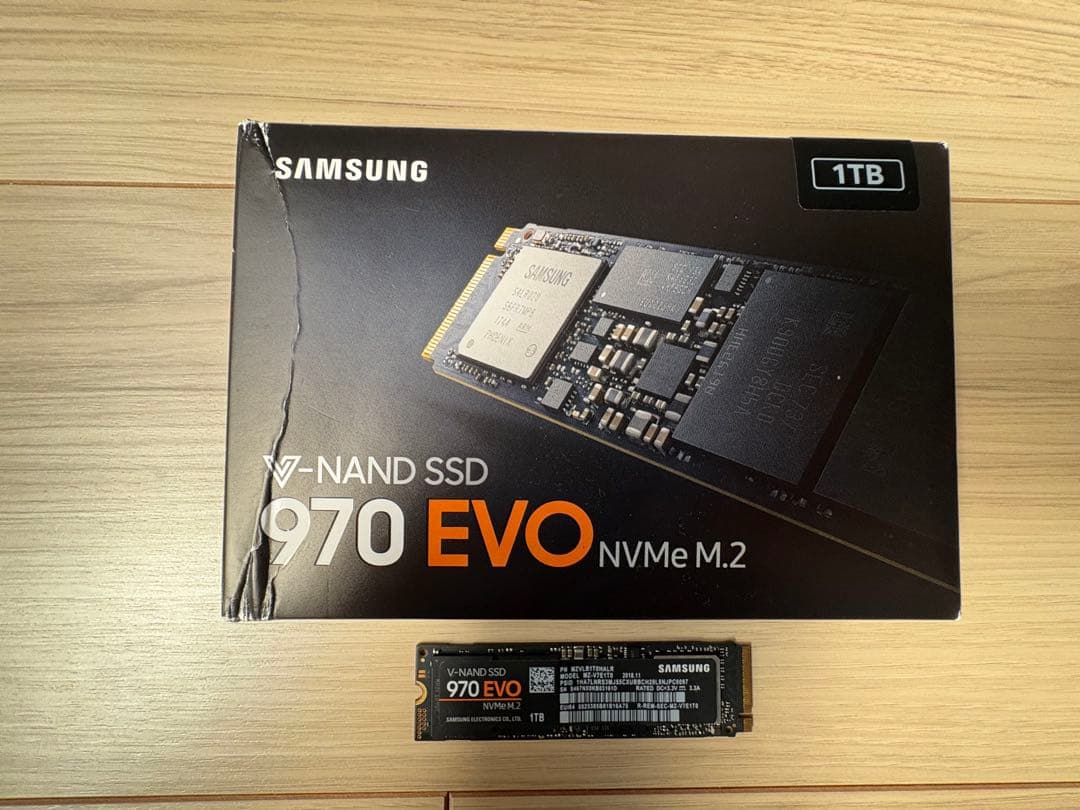 内蔵型SSD Samsung 970 EVO 1TB NVMe M.2 SSD