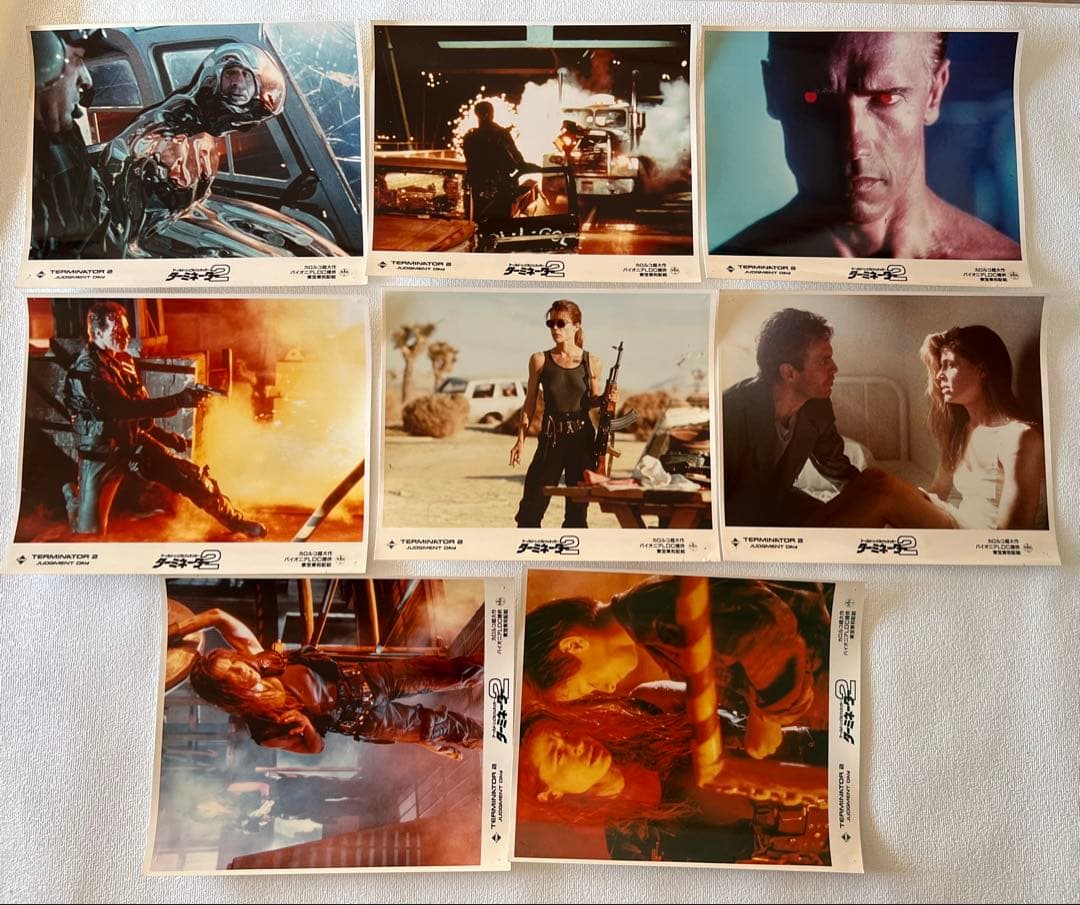 当時物 公式 ターミネーター2 映画館用大判スチール写真 8枚