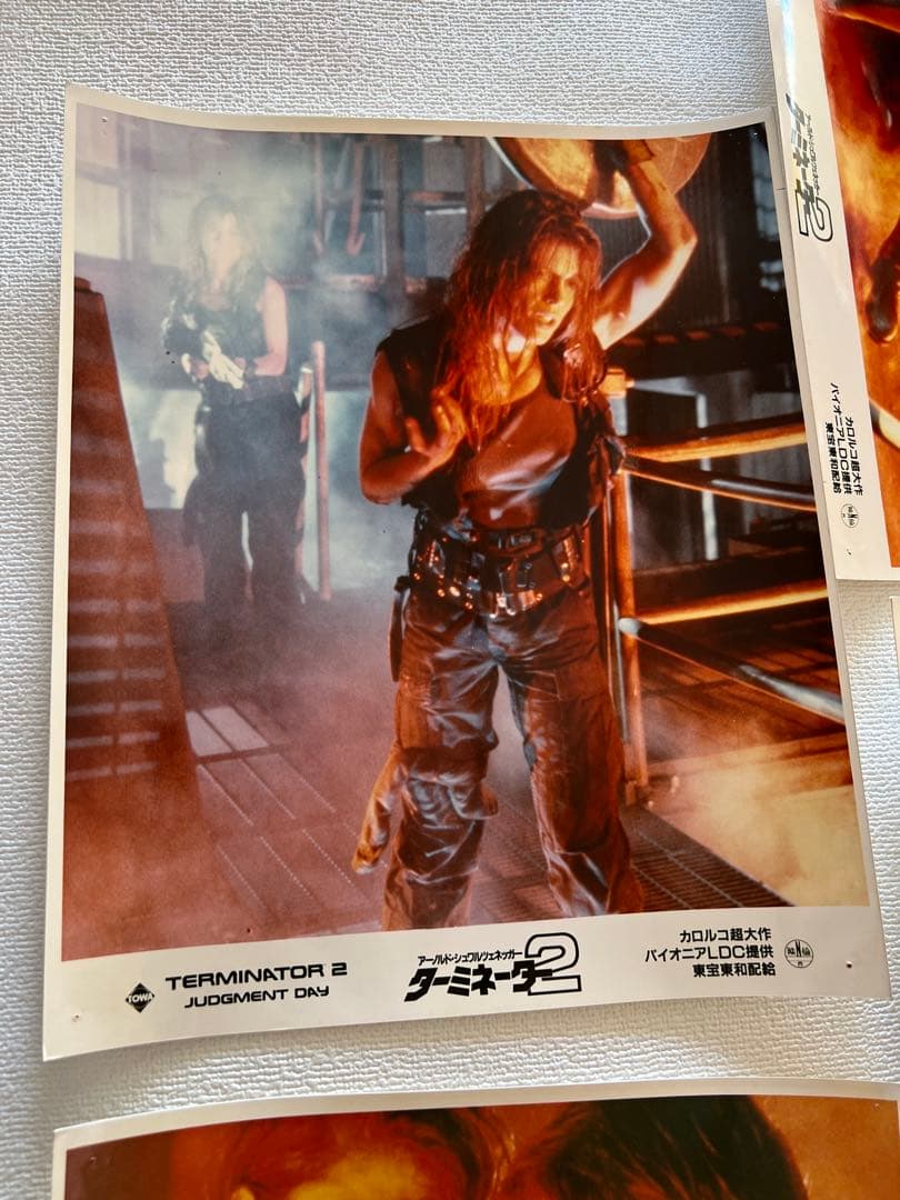 当時物 公式 ターミネーター2 映画館用大判スチール写真 8枚