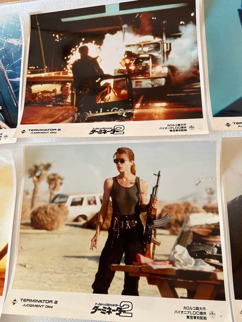 当時物 公式 ターミネーター2 映画館用大判スチール写真 8枚