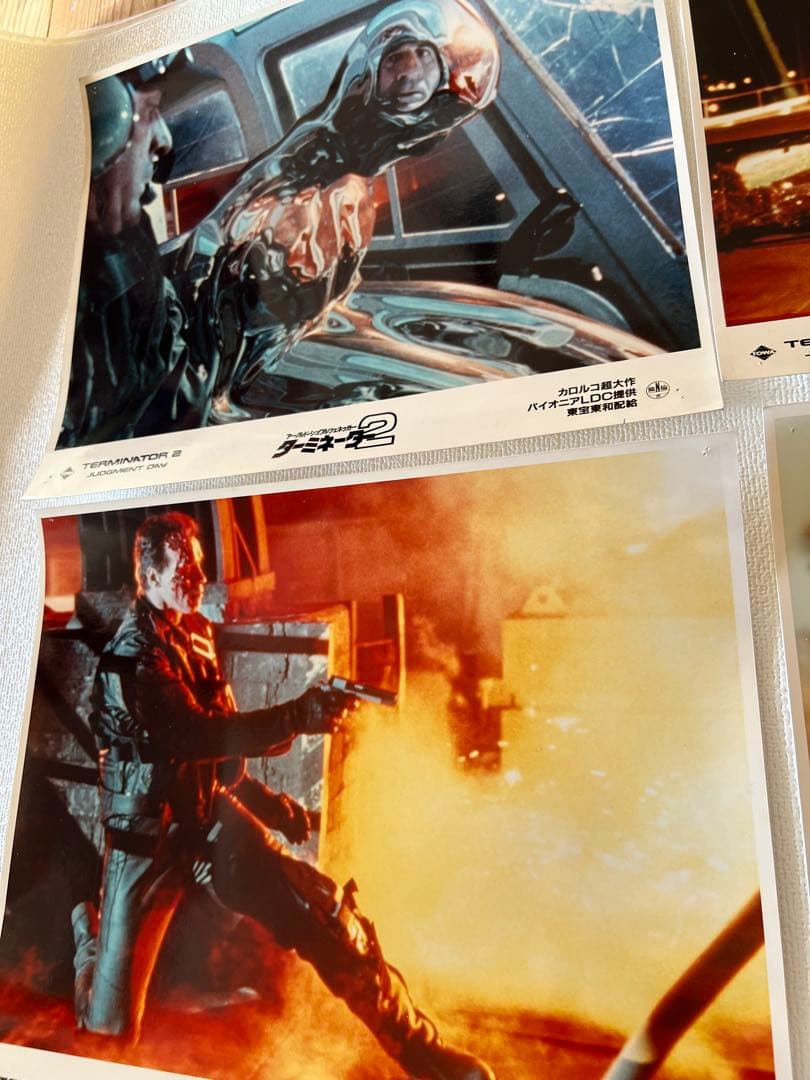 当時物 公式 ターミネーター2 映画館用大判スチール写真 8枚
