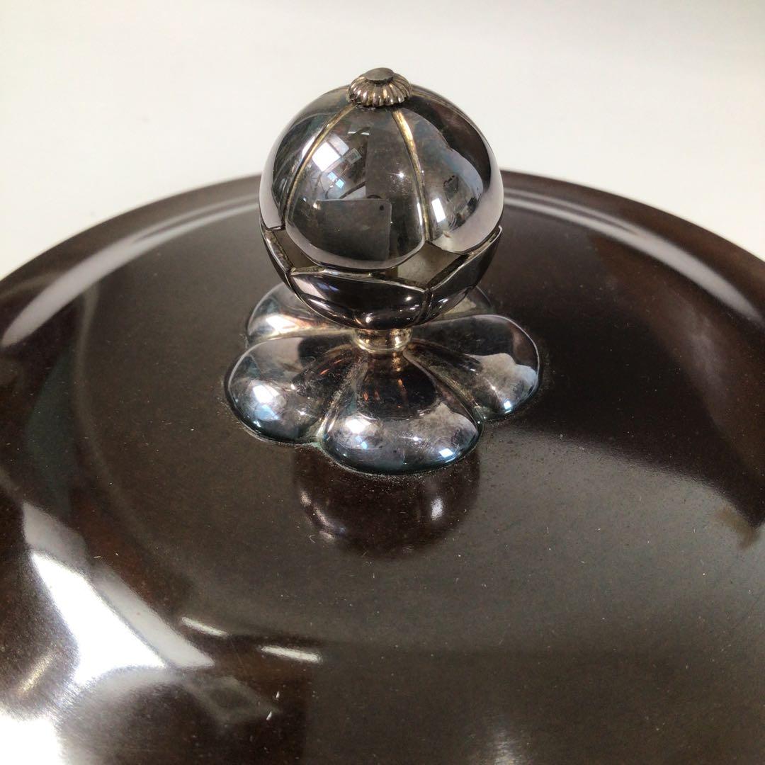 Ｓ２　茶釜　『釜師　和田美之助造』『銀摘み』『阿弥陀堂釜』　共箱　茶道具