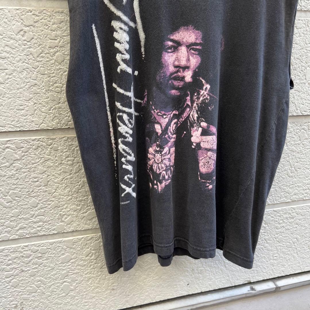 90s オーストラリア製 ジミヘンドリックス カットオフTシャツ vintage
