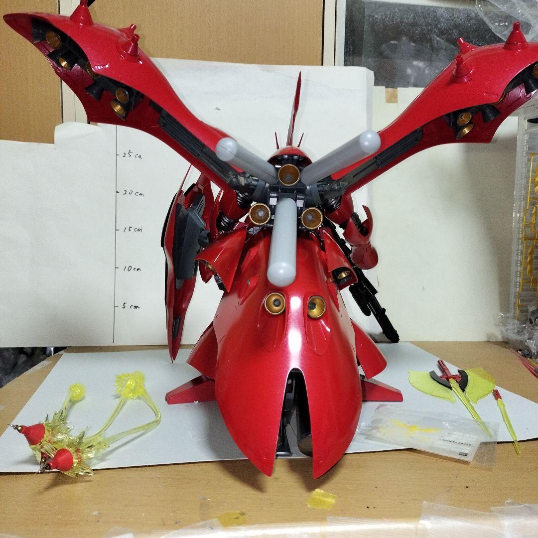 RE1/100 ナイチンゲール 塗装完成品 ガンプラ ファンネルエフェクト 限定