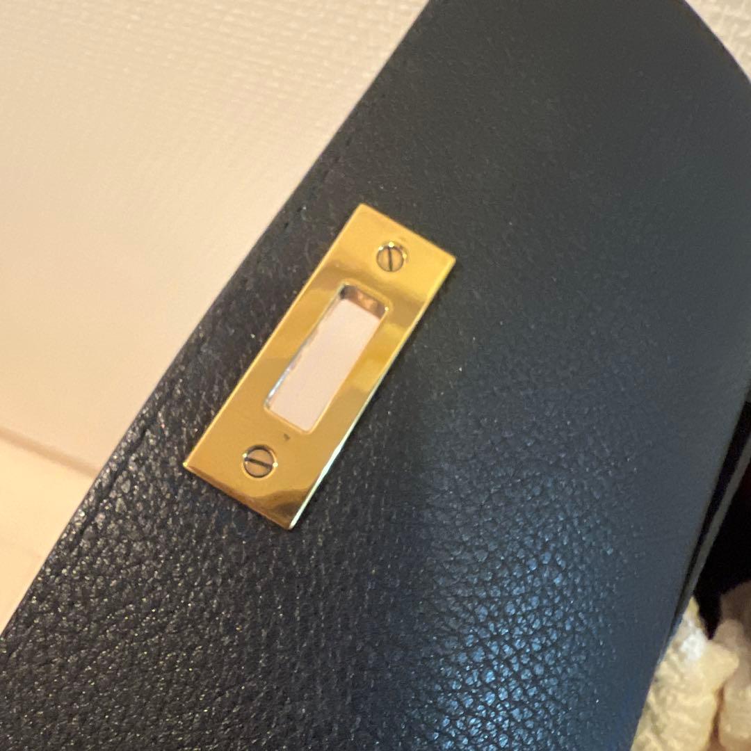 BALLY 黒 レザー ショルダーバッグ