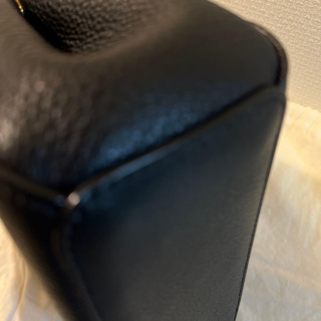 BALLY 黒 レザー ショルダーバッグ