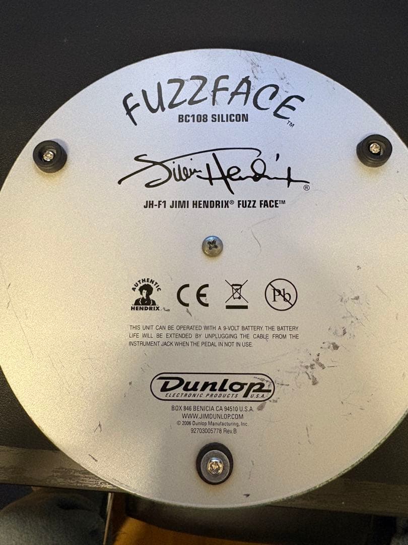 【出品本日まで】JIM Dunlop Fuzz Face JH-F1