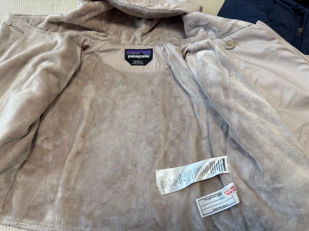 パタゴニア　キルテッド　パフジャケット　12-18M 5y ベビーキッズコート