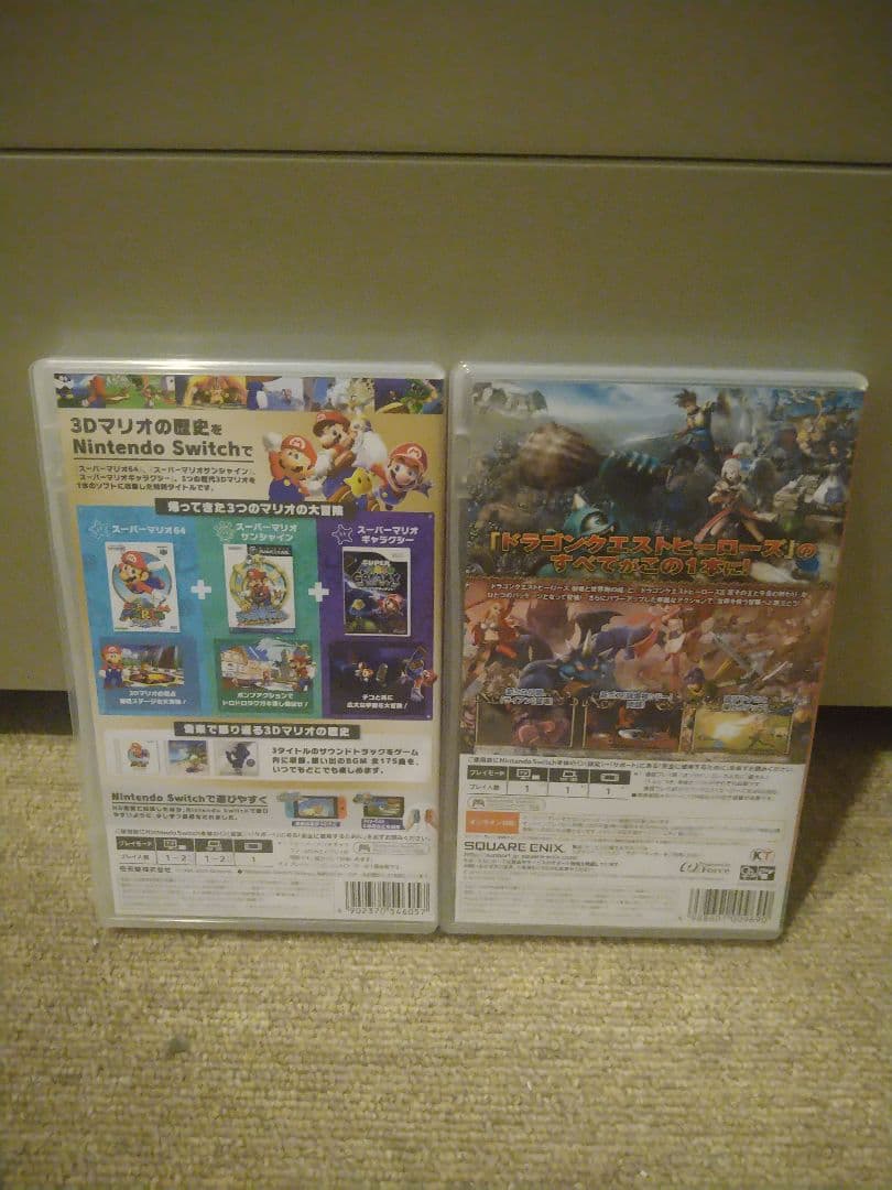 美品 ドラゴンクエストヒーローズ12とスーパーマリオ3Dコレクション 2本セット