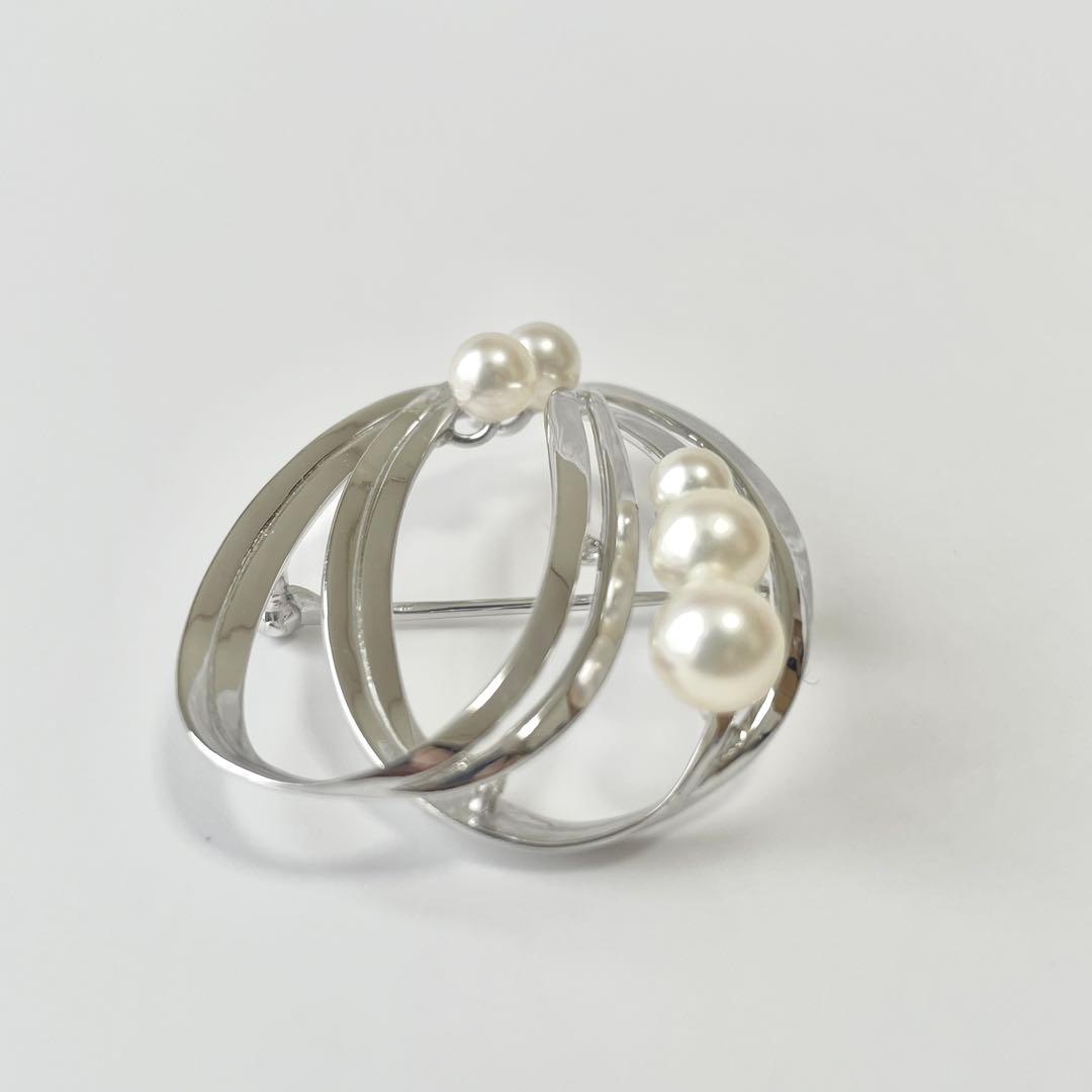 皇室御用達✨ミキモト アコヤ真珠 パール ブローチ コサージュ ハート