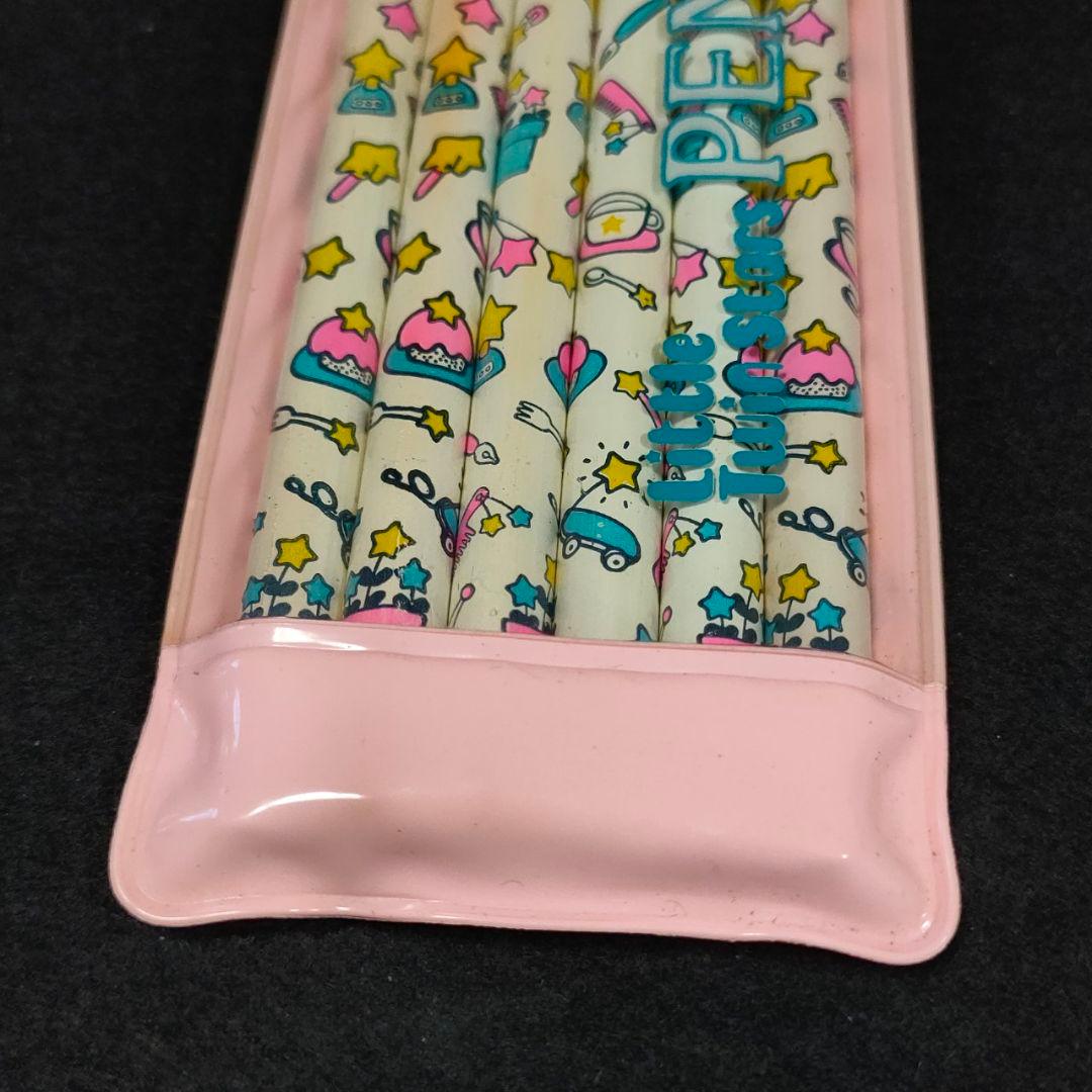 ■ 昭和レトロ 1976年 サンリオ キキララ 鉛筆セットとシールのセット ■