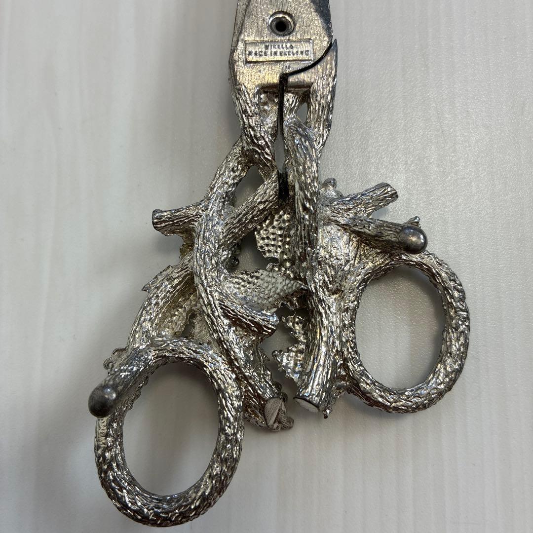 50'sビンテージ！イギリス製 Mirella 葡萄 デザイン ハサミ 鋏