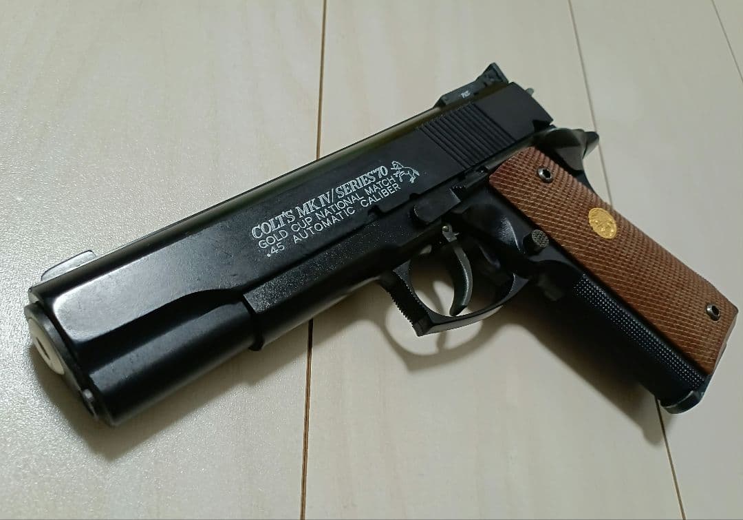 【中古品】WA固定ガスガン「コルト ゴールドカップ ナショナル マッチ」