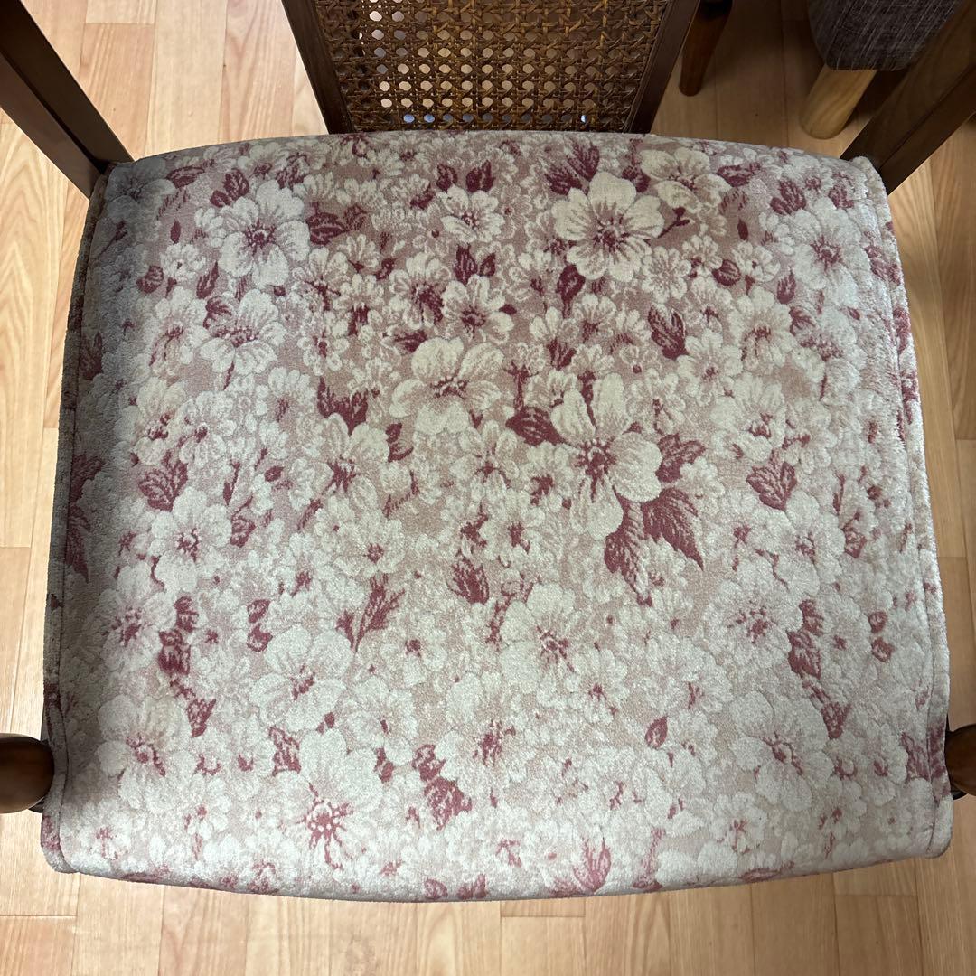 【美品】 昭和 レトロ 家具 カリモク karimoku 椅子 イス チェア ②