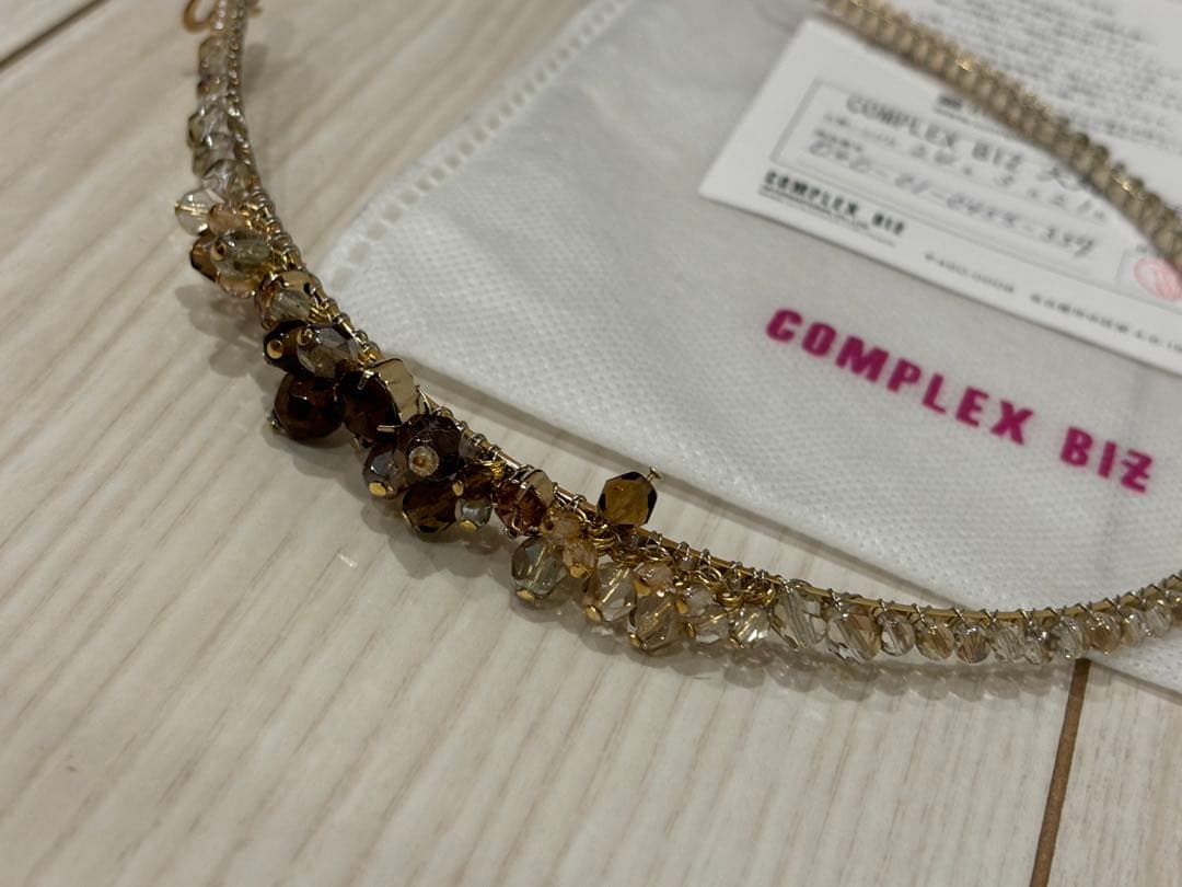COMPLEX BIZ コンプレックスビズ 超美品 ビジューのカチューシャ