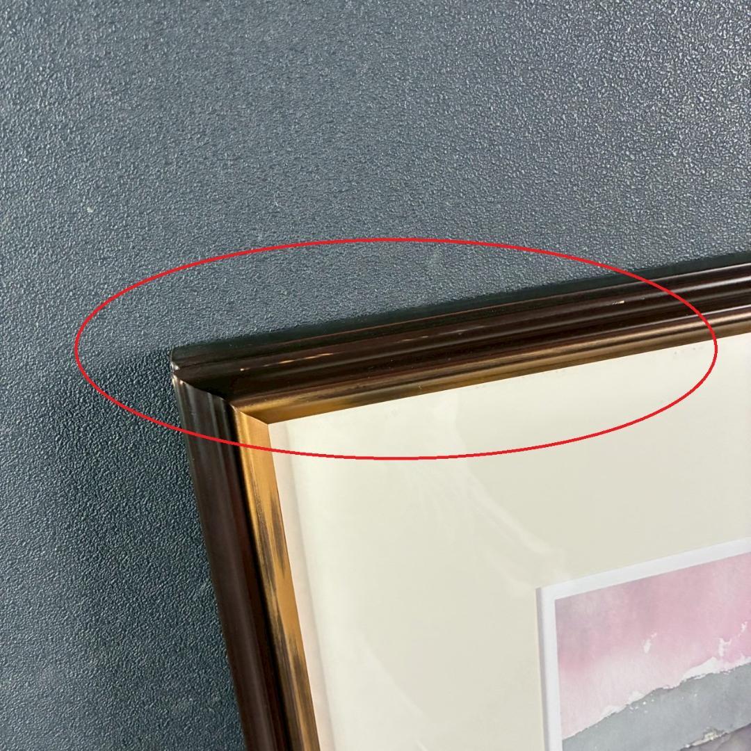 美品 安野光雅「イギリス/スカボロー」水彩画複製 安野光雅美術館発行 限定品