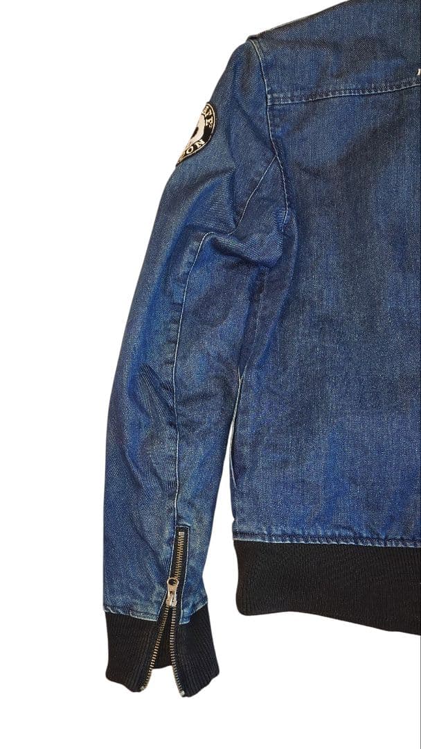 エースカフェロンドン ライダースジャケット ネイビー LLサイズ