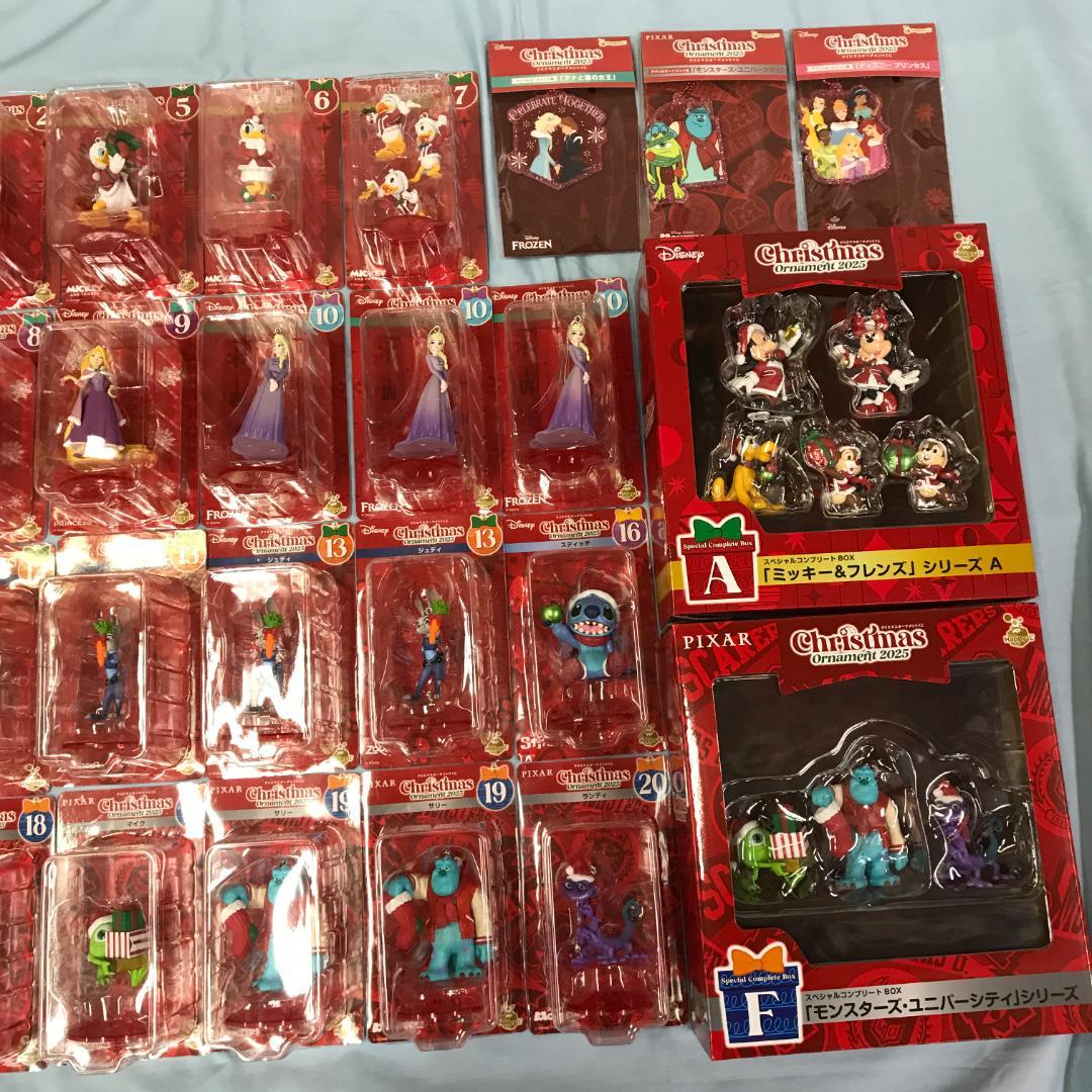 Disney クリスマスオーナメントくじ 2025 32点まとめ A賞 F賞 等
