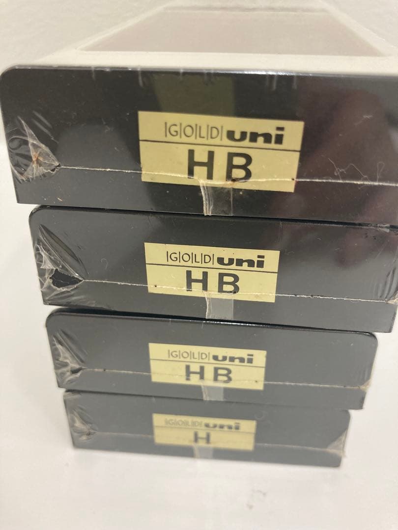 Β*Ε様 新品 未開封 uni GOLD HB H 鉛筆 セット 長期保管品