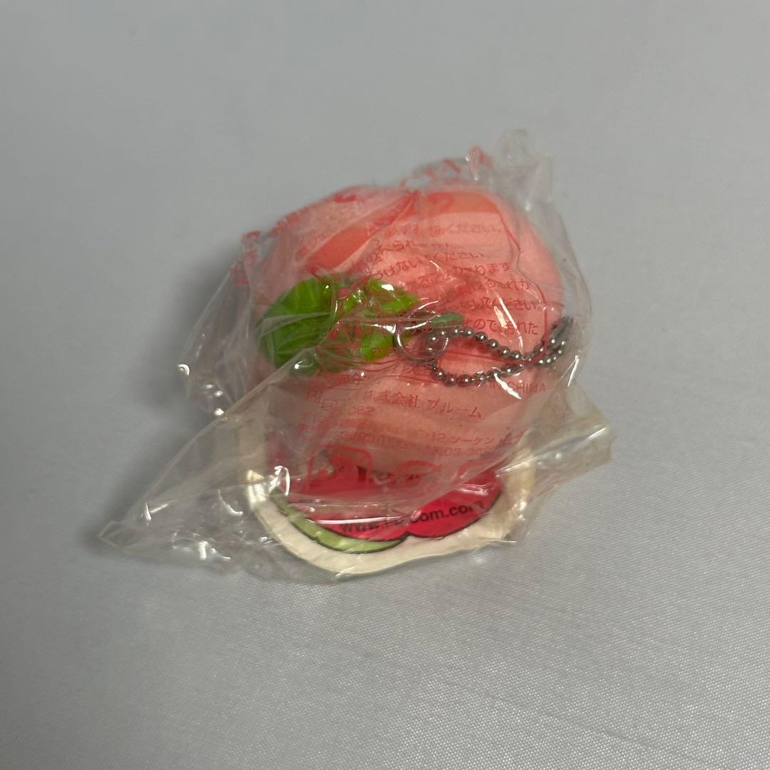 【未開封】BLOOM スクイーズ ザ・ピーチ 絵柄付き ジェル ボールチェーン