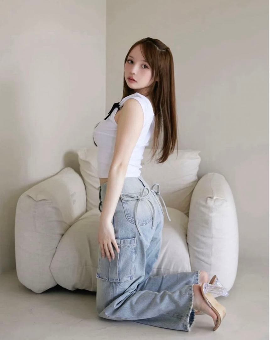 アンドマリー　Tina ribbon tops andmary