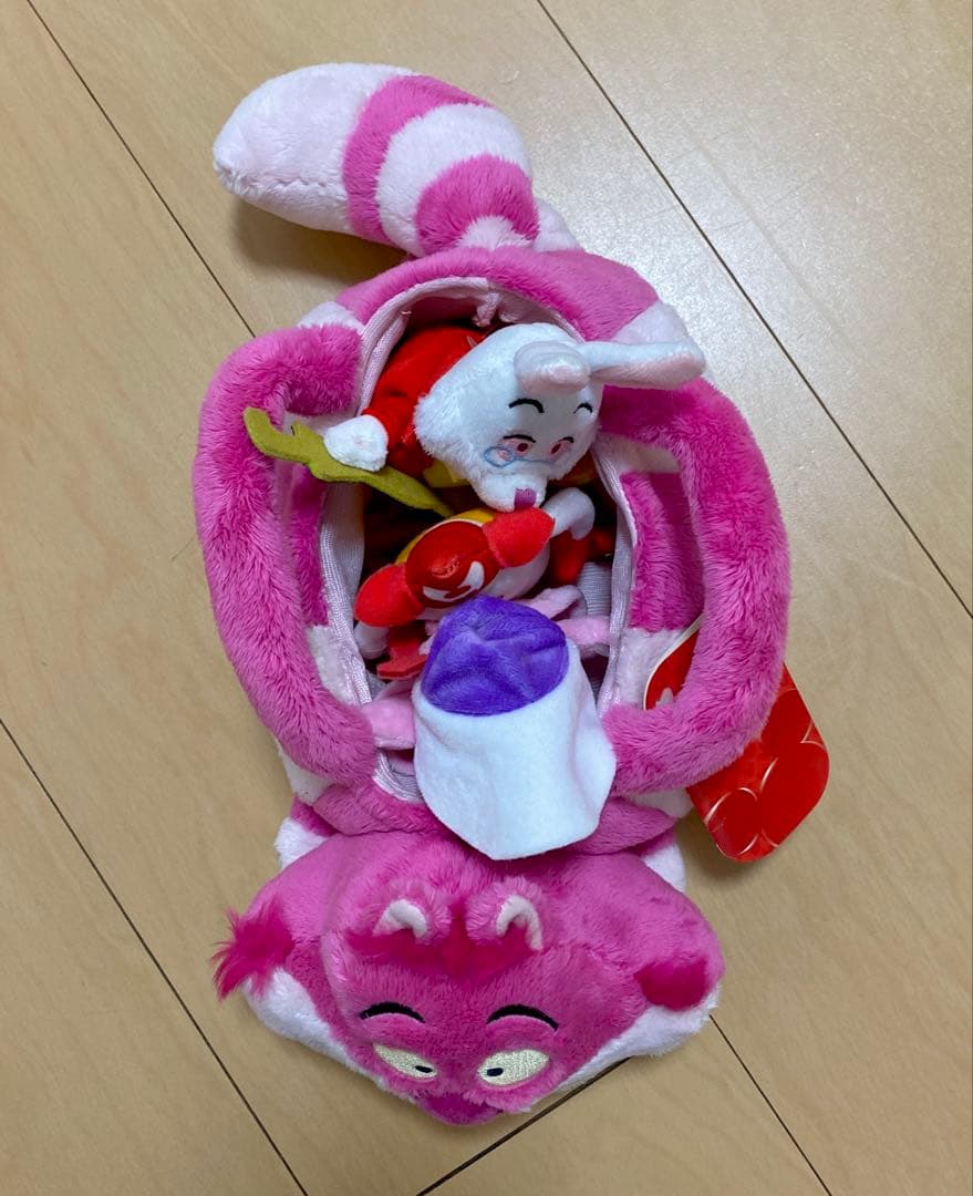 ディズニーストア ぬいぐるみ チシャ猫 ヤングオイスター 白うさぎ トランプ兵