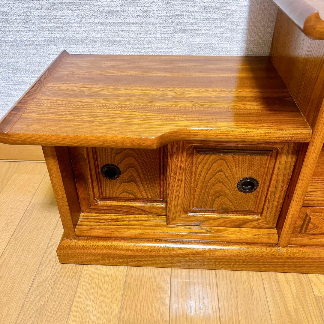 欅 けやき/置床 置き床/飾り棚/茶道具/飾り台/花台/床の間