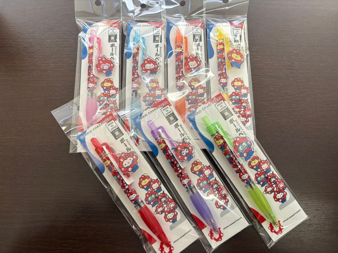 大阪関西万博 サンリオ コラボ　ミャクミャク なりきり　ボールペン　7種類