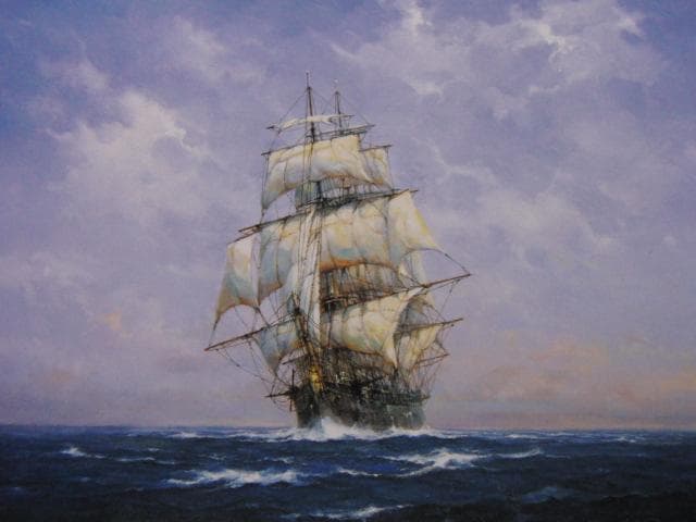 鈴木政輝、海の伝説、希少な画集より、新品高級額、額装付、状態良好