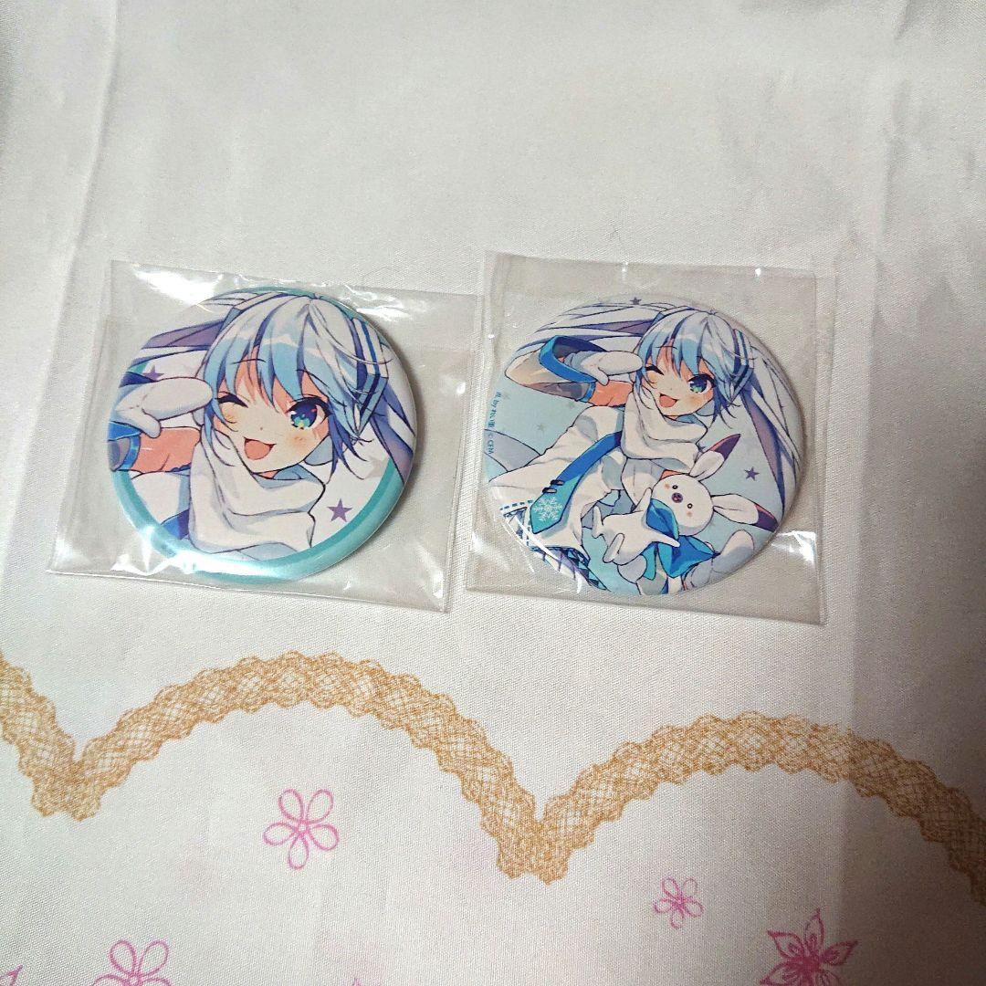 初音ミク　雪ミクスカイタウン 　缶バッジセット