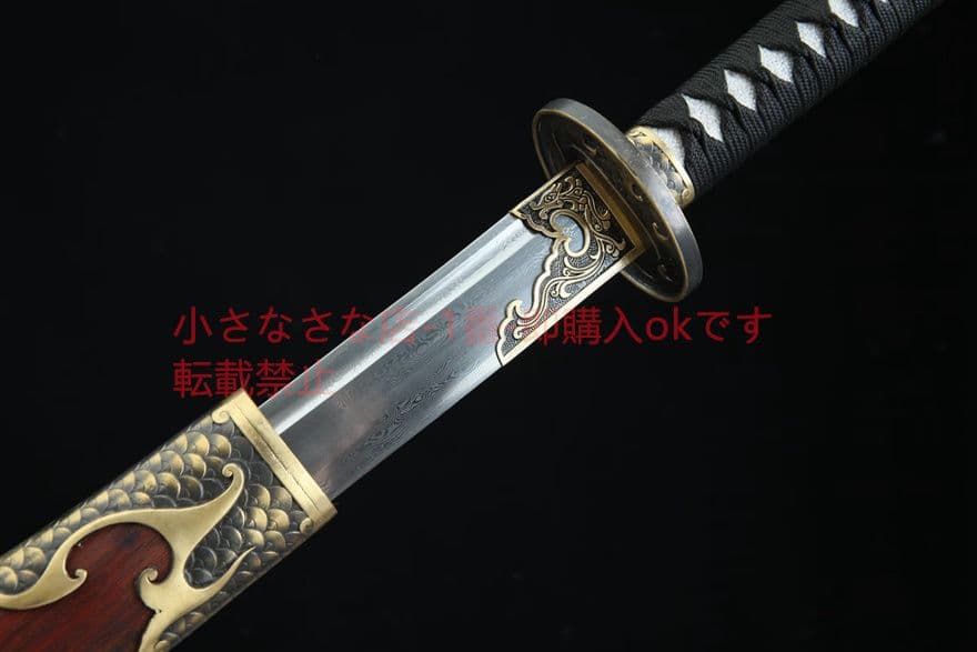 1.6メートル火鱗苗刀 古兵器 武具　刀装具　日本刀　模造刀 居合刀 長尺