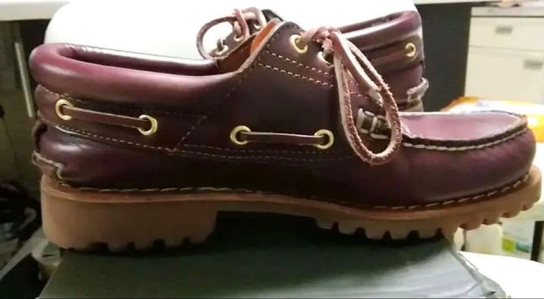 靴 Timberland 3EYELET CLASSIC LUG \"BURGUNDY