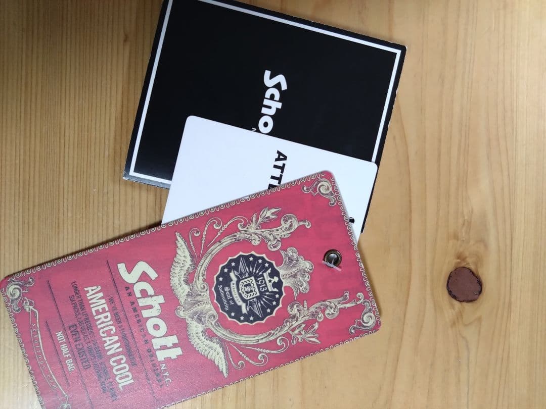 Schott シングルライダース641XXH クリーナー、ミルク、純正ハンガー付