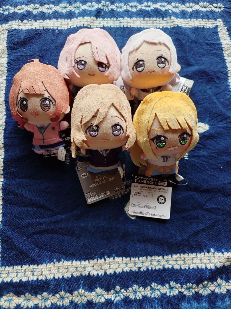 学マス　ちびぐるみ　5個セット