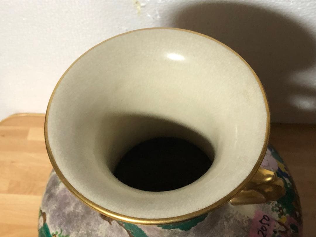 九谷焼 花瓶 巨大