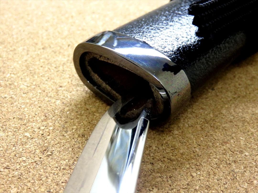 関の美術刀剣 黒石目 小刀(脇差) 模造刀 模擬刀 コスプレ衣装 仮装 日本製