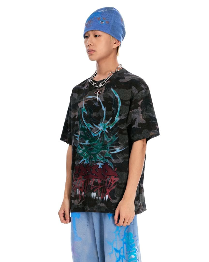 トップス 25AW sankuanz BUMPY GRAFFITI TEE GR8