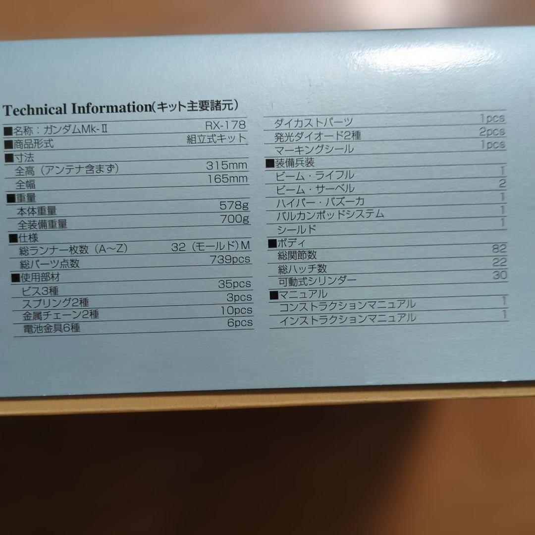 RX-178 ガンダム MK-II PG　ガンダム mk-ii ガンダムマーク２