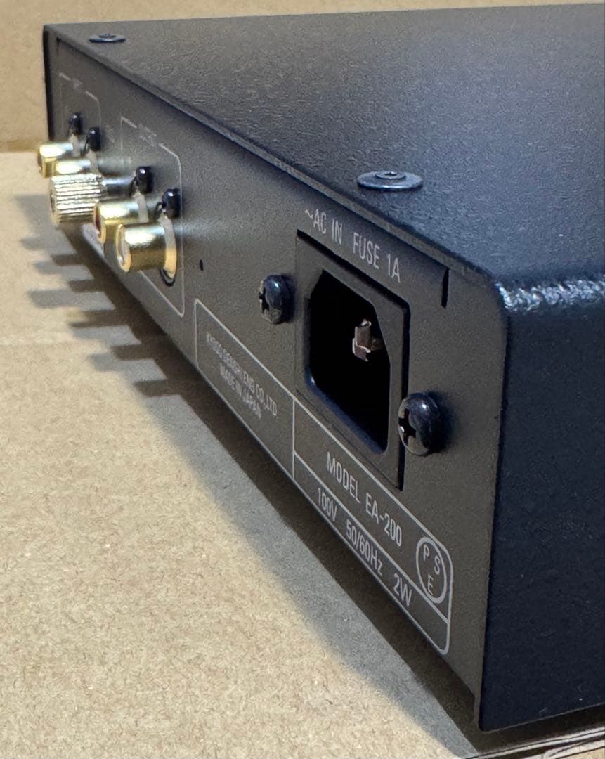 【極美品】Phasemation EA-200 フォノアンプ 元箱・付属品完備