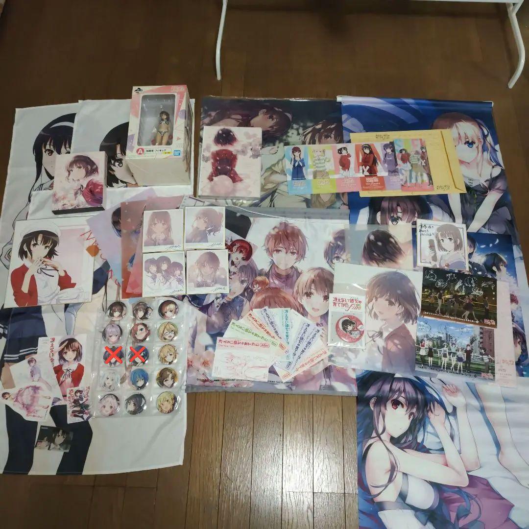 冴えない彼女の育てかた グッズ まとめ売り ポスター 映画特典 クリアファイル