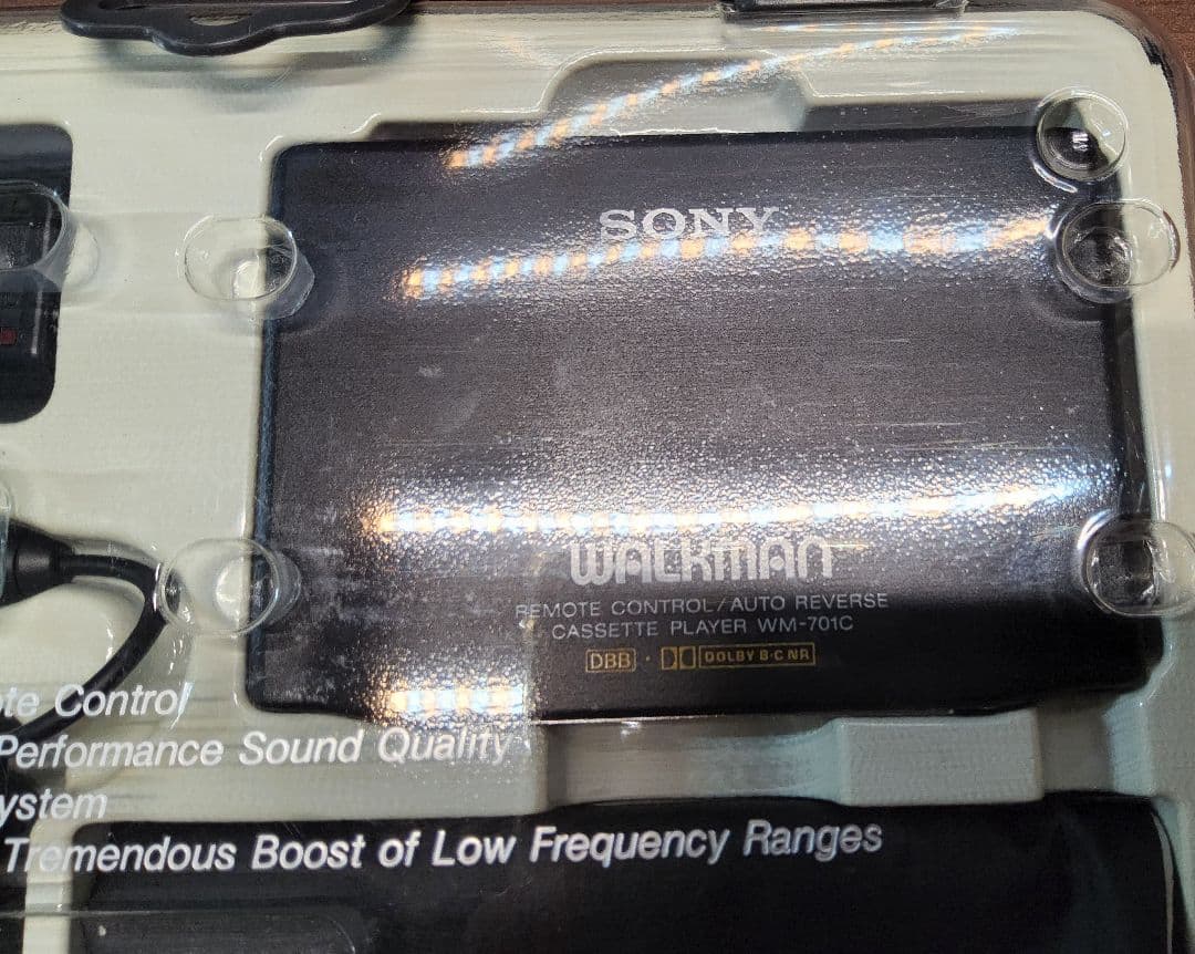 【新品同様 レア！】SONY ウォークマン WM-701C ブラック 整備済み