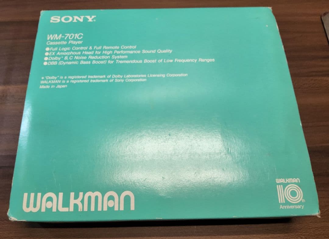 【新品同様 レア！】SONY ウォークマン WM-701C ブラック 整備済み