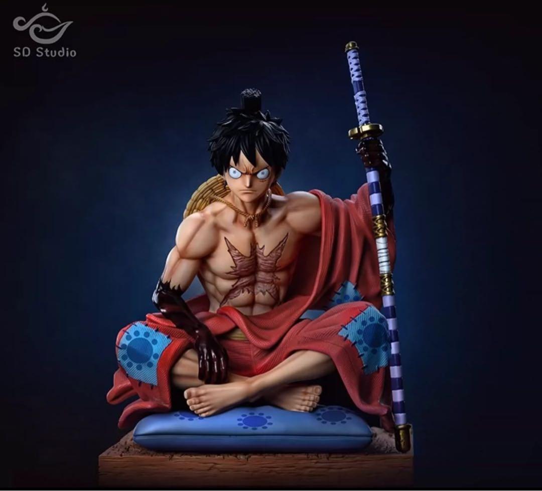 ワンピース　モンキー・D・ルフィ　ガレージキット　フィギュア　完成品　1／4