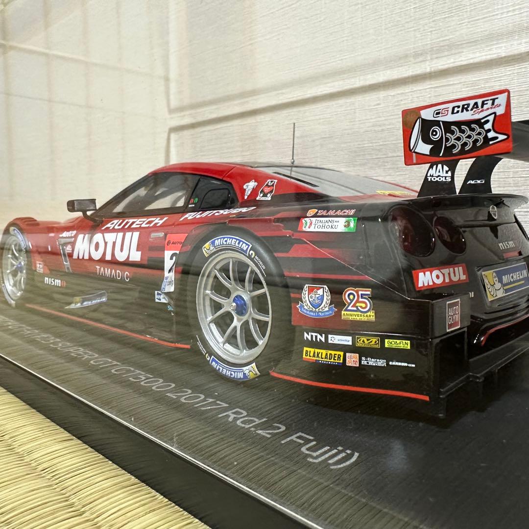 スーパーGT 2017 モチュールオーテックGT-R ebbro 1/18