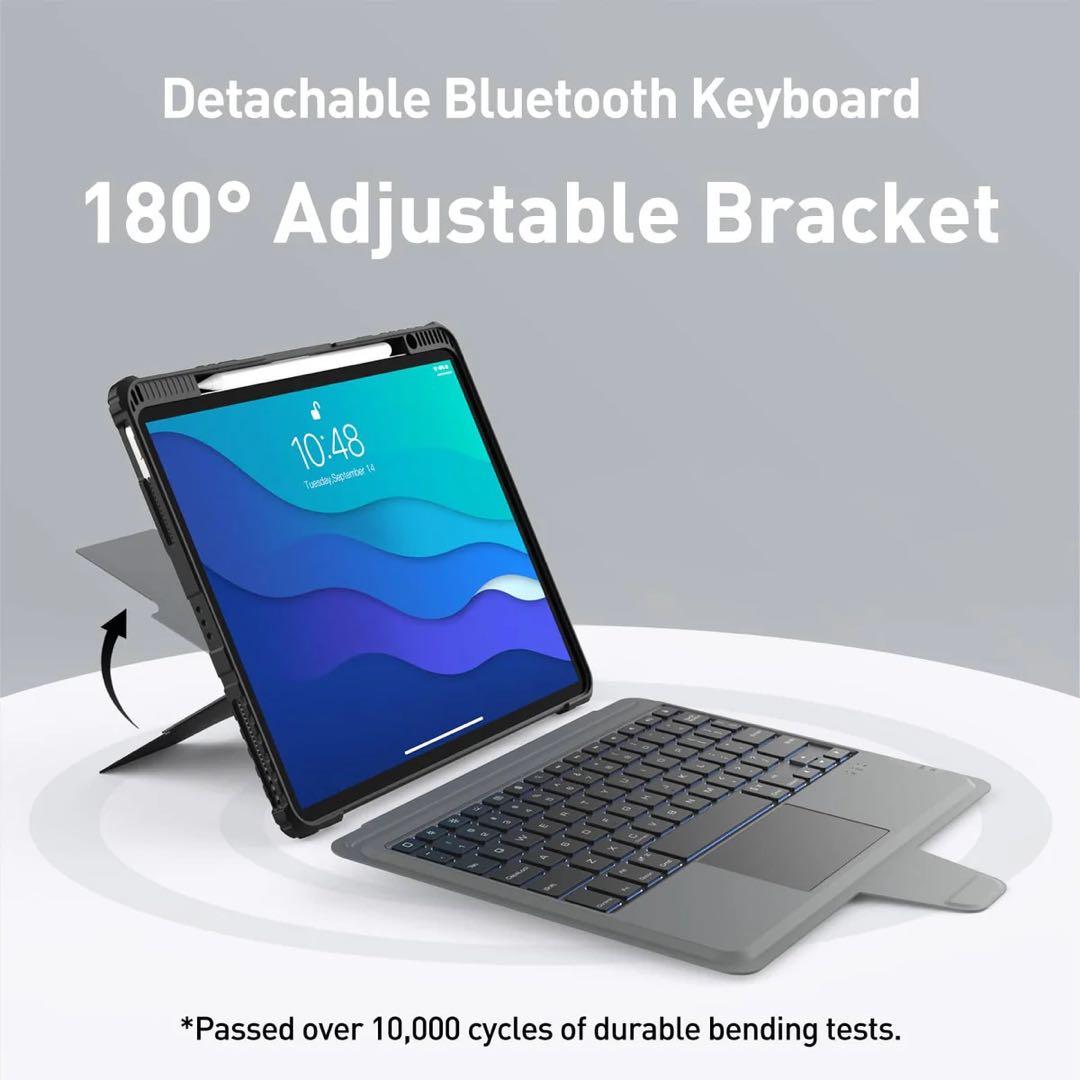 NILLKIN iPadM2 13インチ用 BTキーボードトラックパッド付き中古