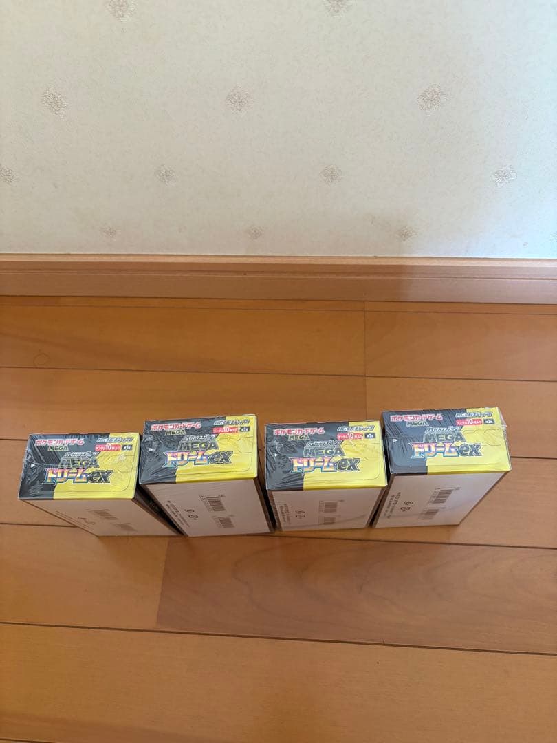 [シュリンク付]ポケモンカードゲーム MEGA ドリームEX 4BOX