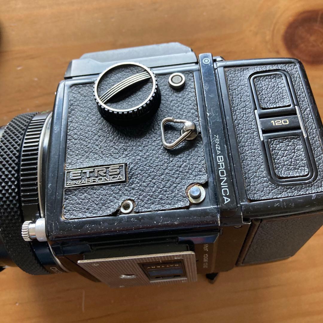 ZENZA BRONICA ETRS 50、75mm 中判フィルムカメラ 難あり