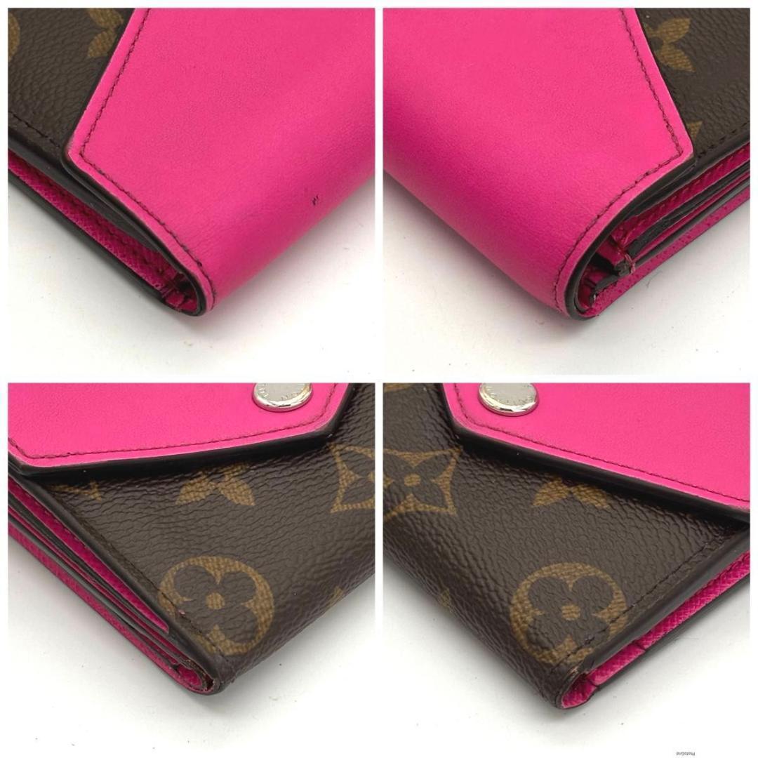 希少カラー‼️ルイヴィトン モノグラム ポルトフォイユゾエ ピンク 三つ折り財布