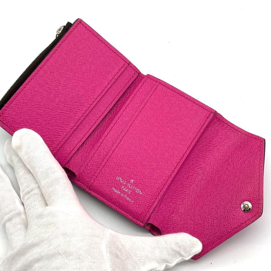 希少カラー‼️ルイヴィトン モノグラム ポルトフォイユゾエ ピンク 三つ折り財布